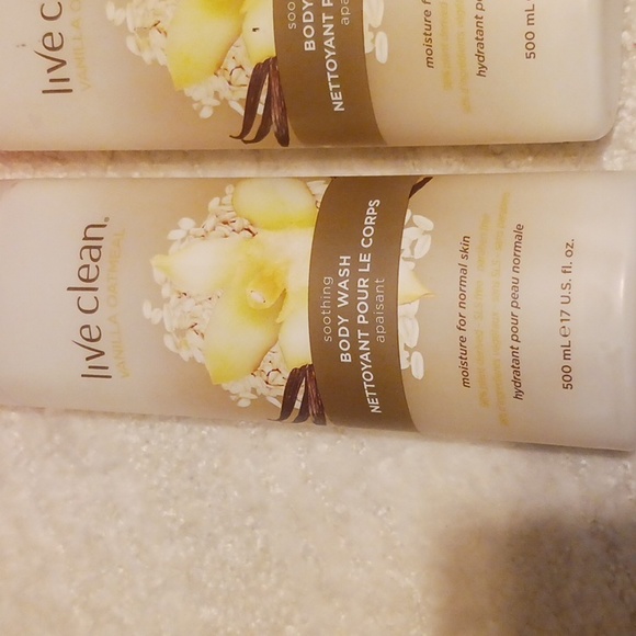 Live Clean Vanilla Oatmeal Body Wash. 17 fl oz. NWOT. - Picture 2 of 7